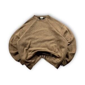 Brown Vintage Lee Sweatshirt Crewneck Heavyweight Retro Loungewear Streetwear L